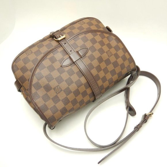 Louis Vuitton Damier Saumur 30 Ebene Shoulder Bag Brown - Picture 3 of 8